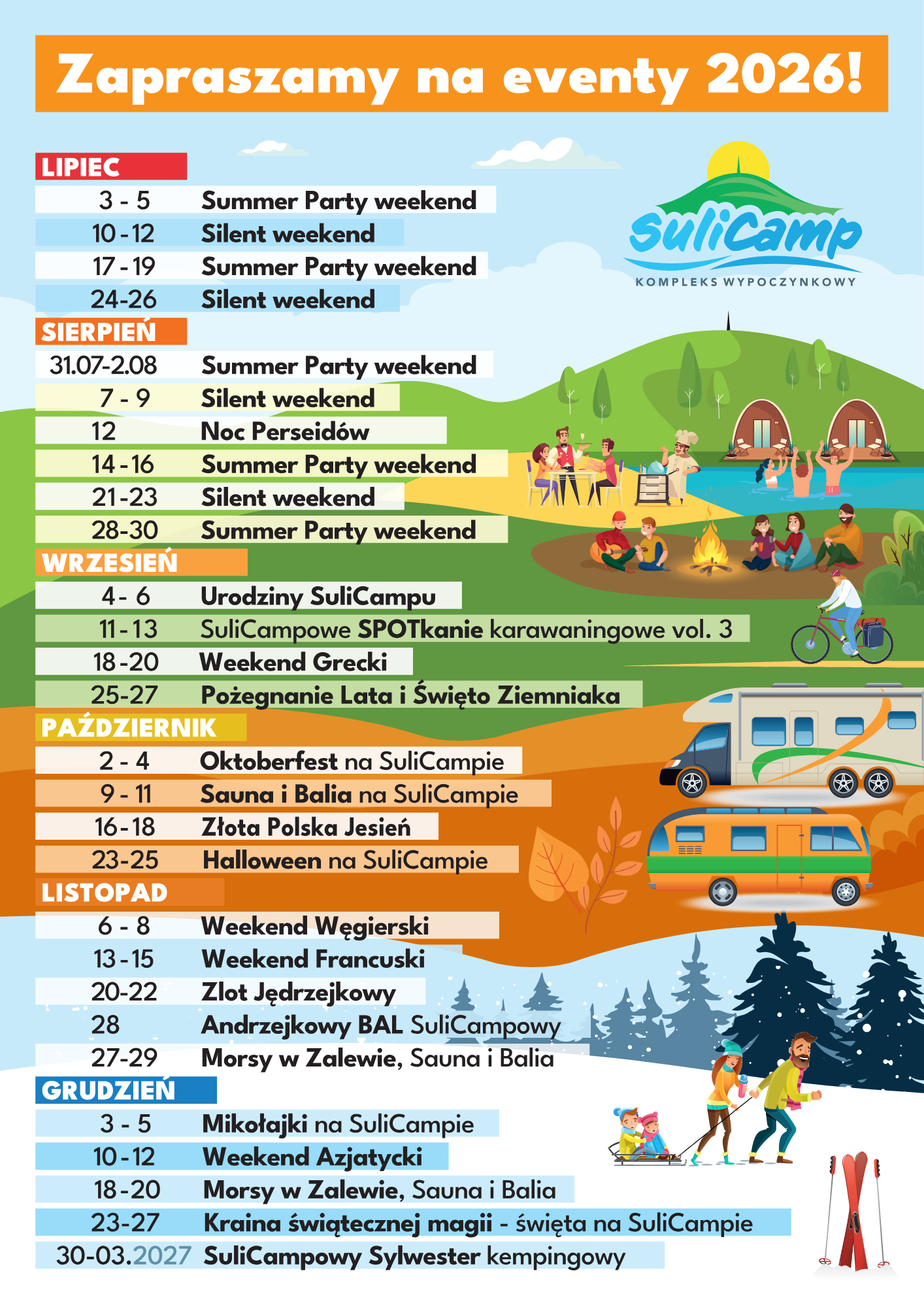 Eventy na SuliCampie do stycznia 2027